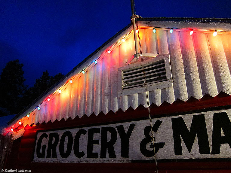 Christmas, Lee Vining, California, 5:40 P.M.