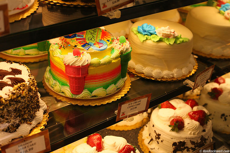 Cakes, 7:42 PM.