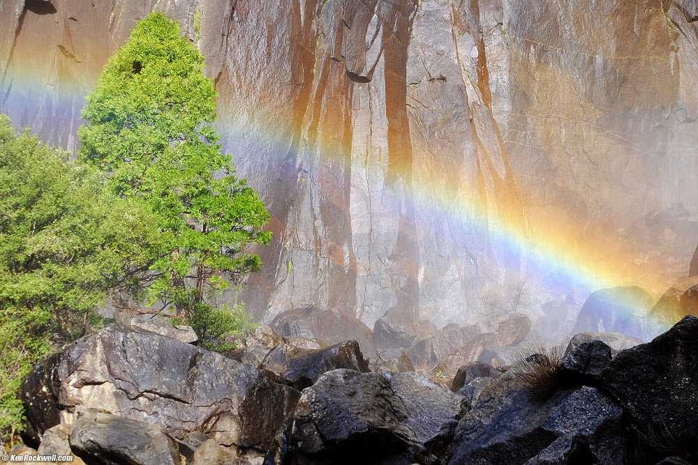 Rainbow at Yosemite Falls