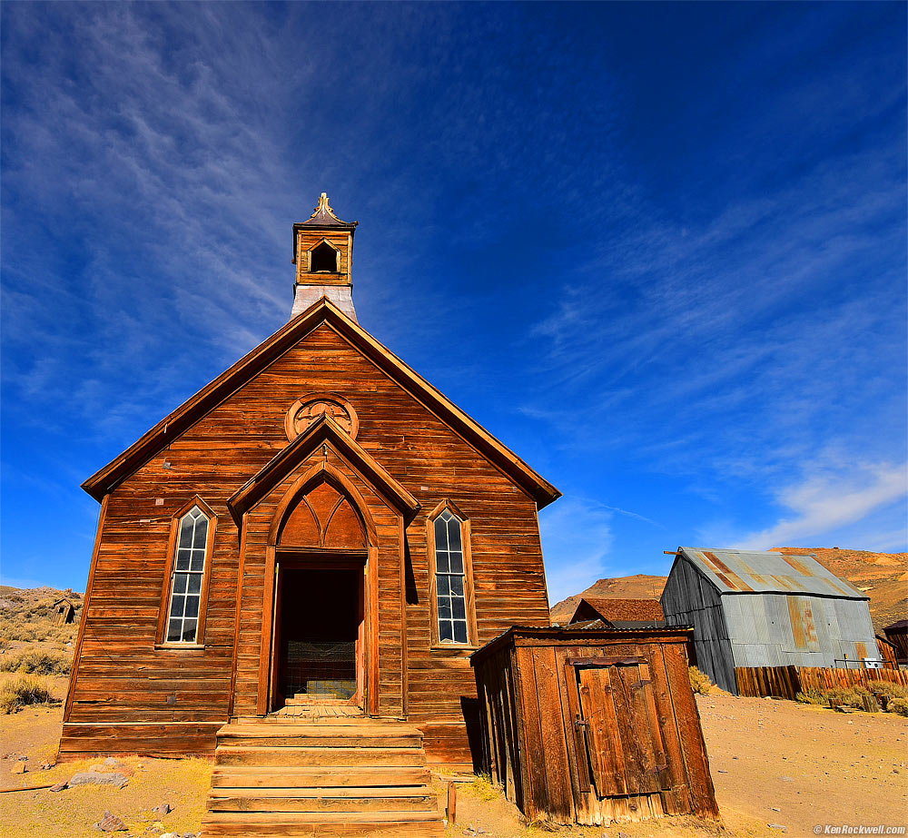 Church with Big Blue Sky, Bodie