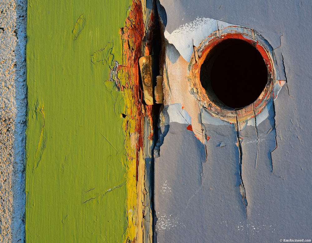 Last Light on Peeling Paint, Dunes Motel, West Barstow