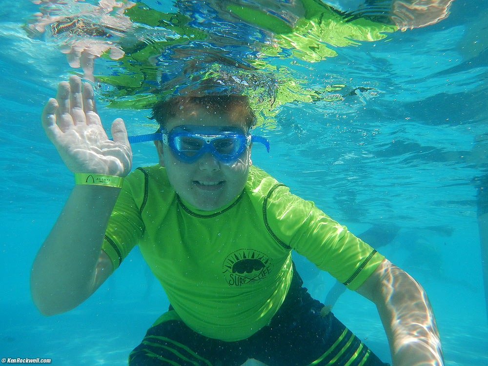 Ryan underwater