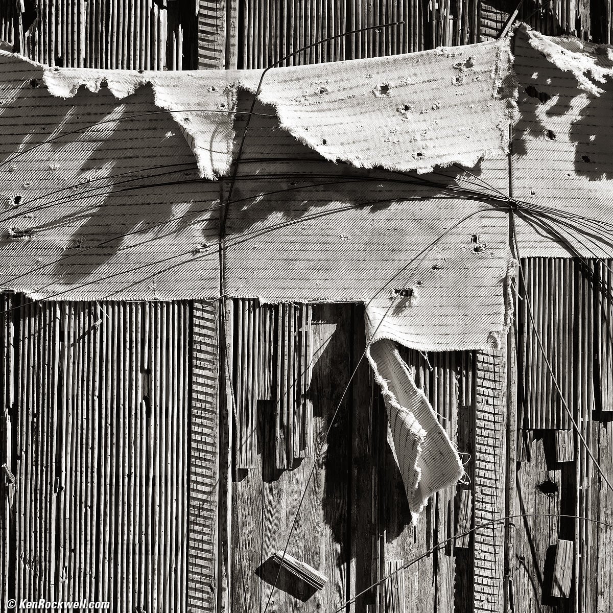 Decaying Side of Acid Tank, Abandoned California Mine