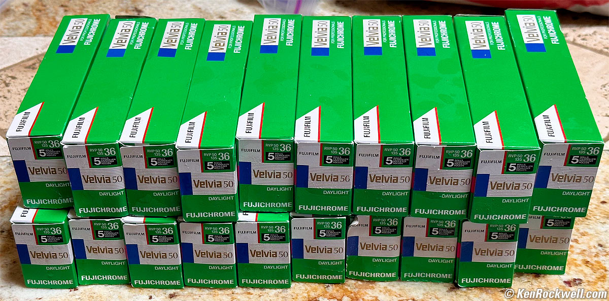 Velvia 50 100 rolls