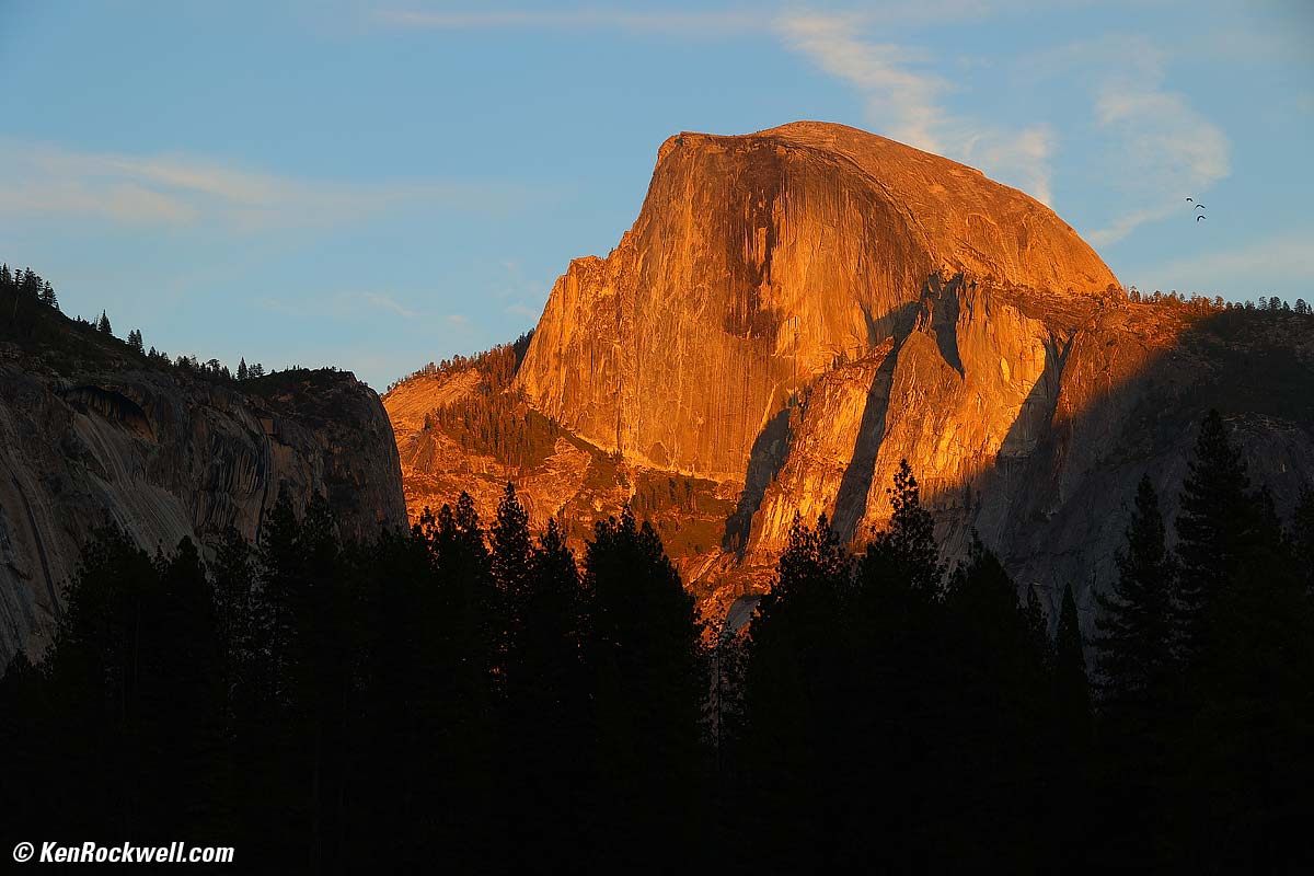 Half Dome Sunset Sky