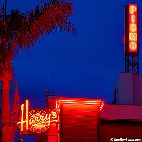 Harry's and the Pismo Sign