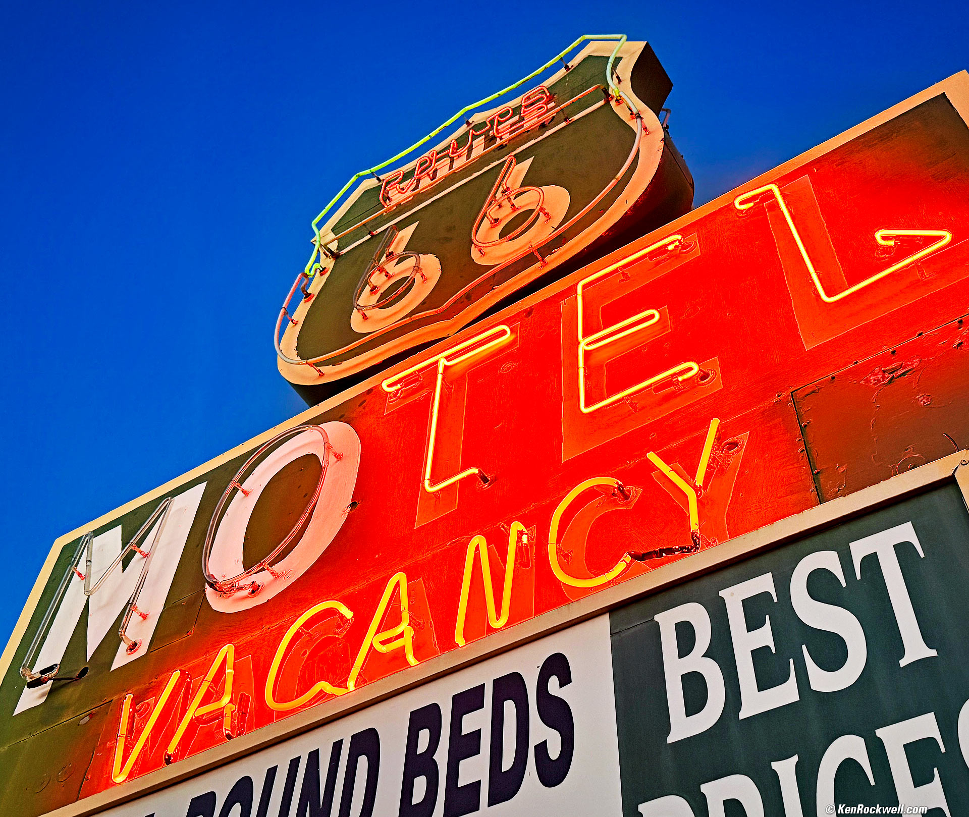Photographs from California's Route 66 by Ken Rockwell, February 2026