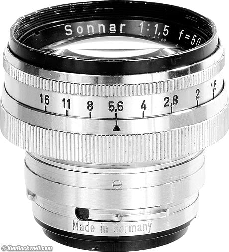 Zeiss Sonnar 50mm f/1.5