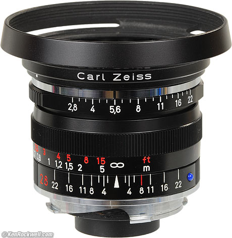 Zeiss ZM 28mm f/2.8.