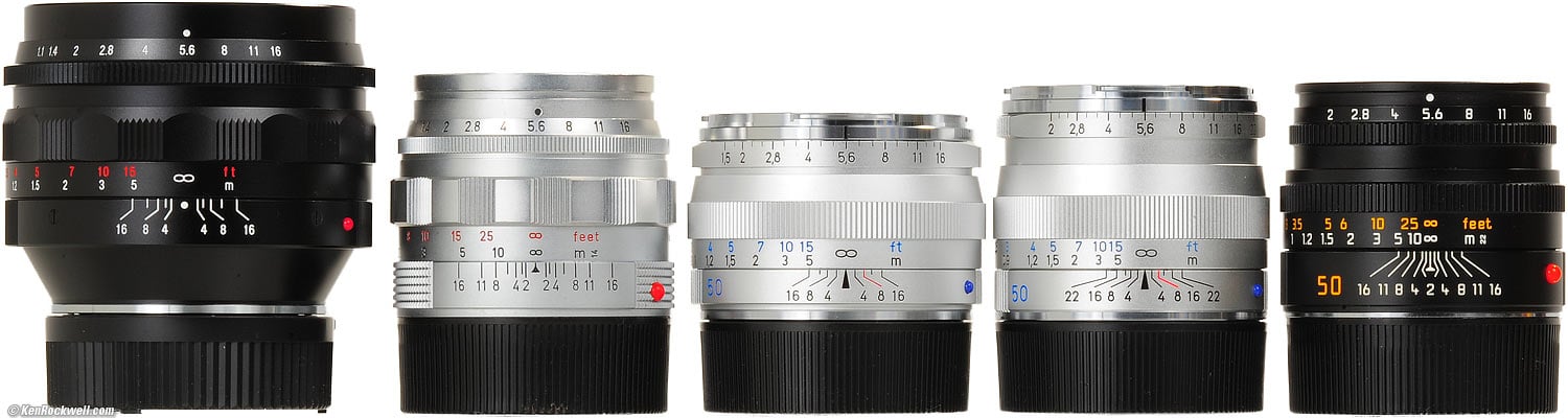 Leica Carl Zeiss Planar T 50mm F2 ZM Mf Standard Prime Objectif Leica M De Japon F/S 